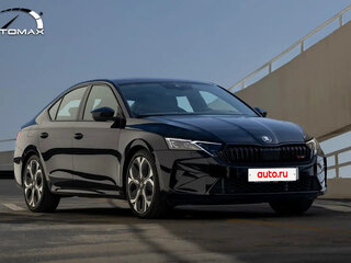 2025 Skoda Octavia RS IV Рестайлинг, чёрный, 6823450 рублей, вид 1