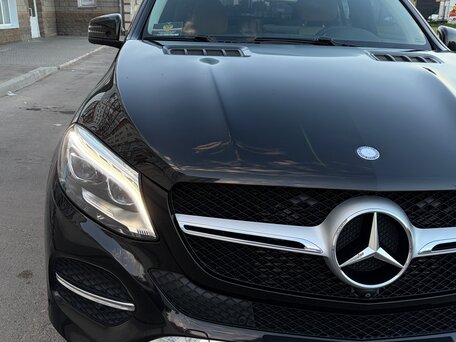 2017 Mercedes-Benz GLE Coupe 350 d I (C292), чёрный, вид 5
