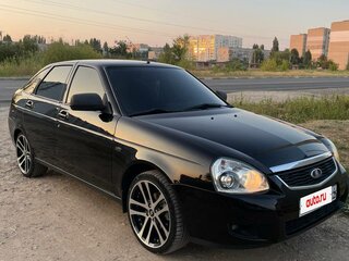 2014 Lada (ВАЗ) Priora I Рестайлинг, чёрный, 585000 рублей, вид 4