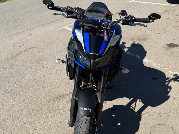 2017 Yamaha MT-09 (FZ-09), синий, 780000 рублей - вид 4