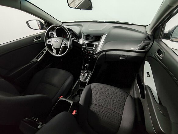 2014 Hyundai Solaris I Рестайлинг, коричневый, 849000 рублей - вид 17