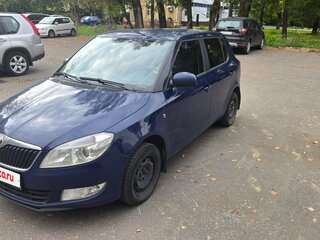 2012 Skoda Fabia II Рестайлинг, синий, 450000 рублей, вид 1