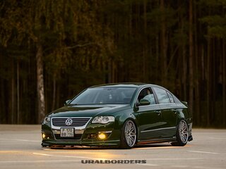 2008 Volkswagen Passat B6, чёрный, 999000 рублей, вид 2