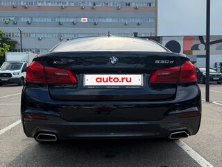 2019 BMW 5 серии 530d xDrive VII (G30/G31/G38), чёрный, 4100000 рублей, вид 5