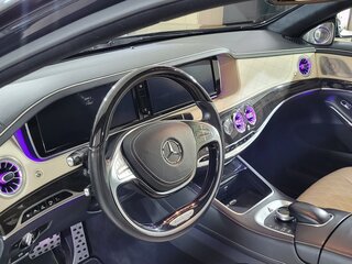 2013 Mercedes-Benz S-Класс 500 Long VI (W222, C217), чёрный, 3500000 рублей, вид 4