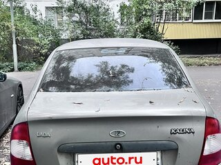 2008 Lada (ВАЗ) Kalina I, серый, 270000 рублей, вид 4
