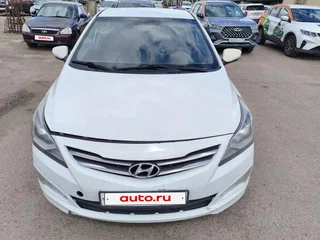 2015 Hyundai Solaris I Рестайлинг, белый, 480000 рублей, вид 1