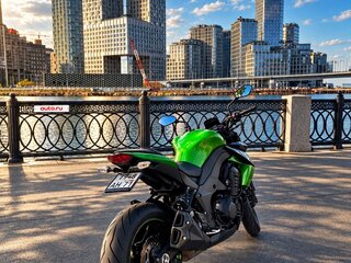2011 Kawasaki Z 1000, зелёный, 639000 рублей, вид 3
