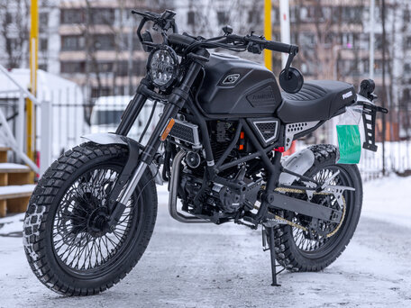 2025 Fuego Scrambler 250, чёрный, 204900 рублей, вид 1