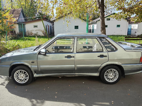 2007 Lada (ВАЗ) 2115, серый, 120000 рублей - вид 4