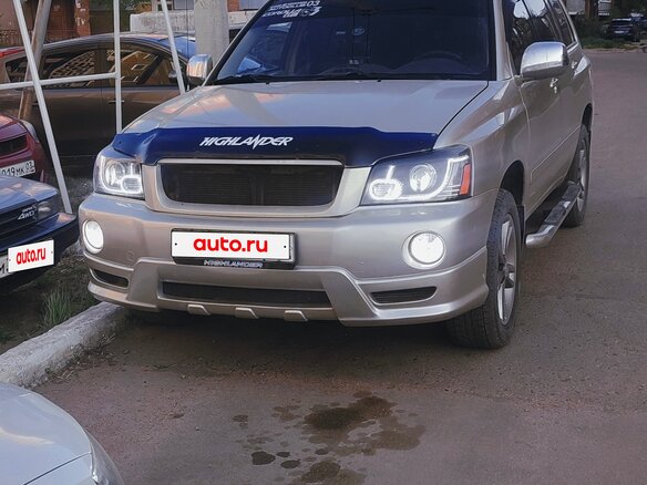2001 Toyota Highlander I (XU20), золотистый, 1050000 рублей - вид 12