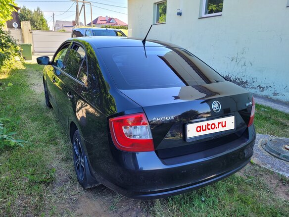 2015 Skoda Rapid I, чёрный - вид 4