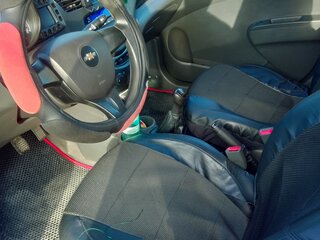 2011 Chevrolet Spark III, чёрный, 475000 рублей, вид 4