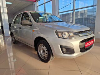 2014 Lada (ВАЗ) Kalina II, серебристый, 366000 рублей, вид 2