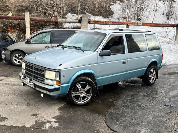 1987 Dodge Caravan I, голубой, 310000 рублей - вид 1