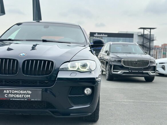 2012 BMW X6 35i I (E71) Рестайлинг, чёрный - вид 8