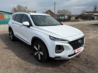 2018 Hyundai Santa Fe IV, белый, 3250000 рублей, вид 4