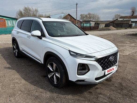2018 Hyundai Santa Fe IV, белый, 3250000 рублей - вид 3
