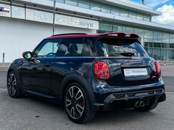 2021 Mini Hatch JCW III (F55/F56) Рестайлинг 2, синий - вид 6