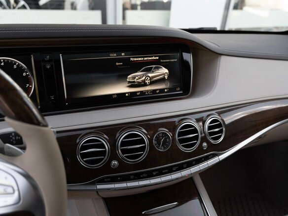 2014 Mercedes-Benz S-Класс 500 Long VI (W222, C217), чёрный - вид 8