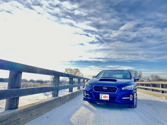 2015 Subaru Levorg I, синий, 1300000 рублей - вид 3