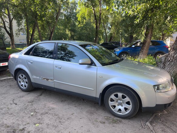 2003 Audi A4 II (B6), серебристый, 400000 рублей - вид 1