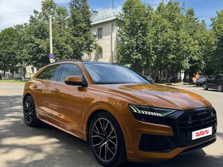 2019 Audi Q8 55 TFSI I (4M), оранжевый, 4850000 рублей, вид 1