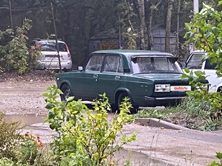 1999 Lada (ВАЗ) 2107, зелёный, 130000 рублей, вид 4
