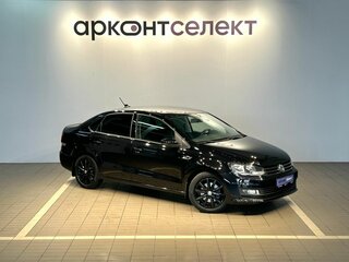 2019 Volkswagen Polo V Рестайлинг, чёрный, 1438000 рублей, вид 3