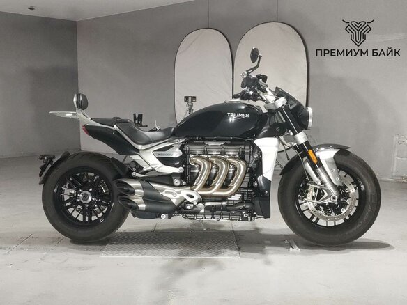 2020 Triumph Rocket 3, чёрный, 1999000 рублей