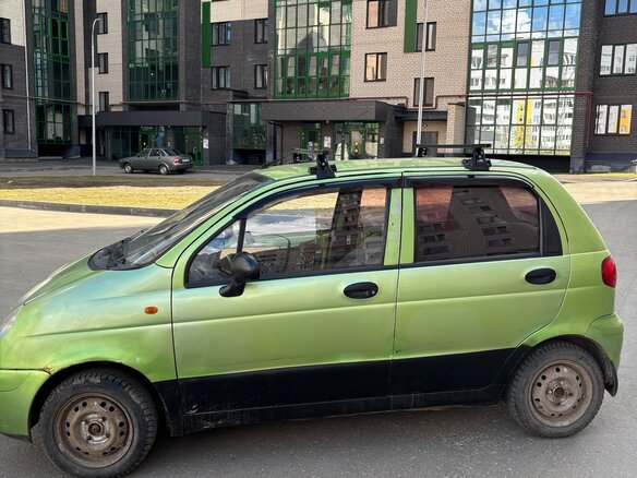 2006 Daewoo Matiz I Рестайлинг, зелёный, 40000 рублей - вид 2