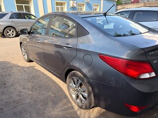2014 Hyundai Solaris I Рестайлинг, серый, 950000 рублей, вид 5