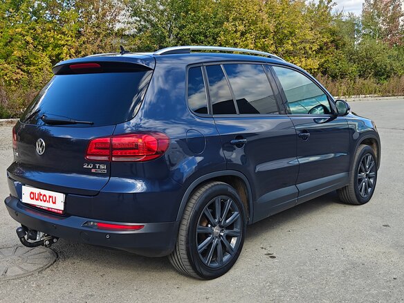 2016 Volkswagen Tiguan I Рестайлинг, синий, 1600000 рублей - вид 5