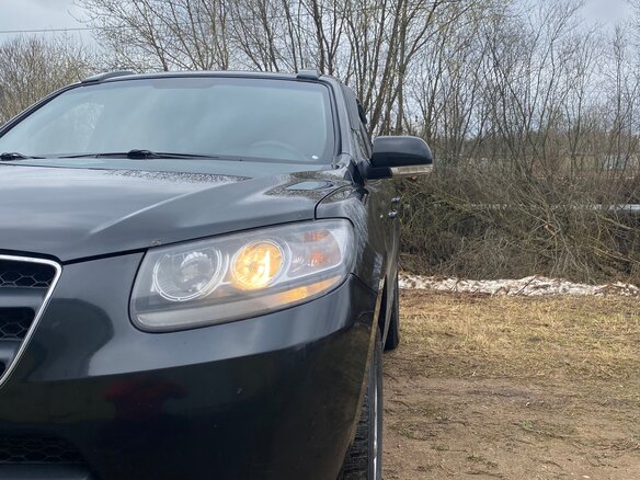 2008 Hyundai Santa Fe II, чёрный, 1000000 рублей - вид 6