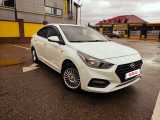 2019 Hyundai Solaris II, белый, 1290000 рублей, вид 2
