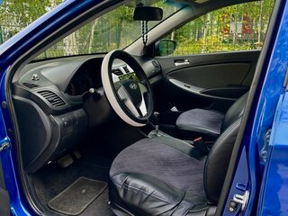 2012 Hyundai Solaris I, синий, 830000 рублей, вид 4