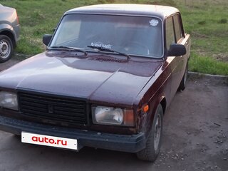 2006 Lada (ВАЗ) 2107, пурпурный, 130000 рублей, вид 1