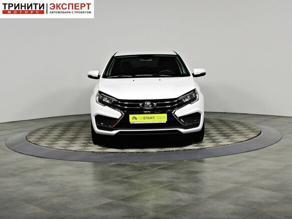 2024 Lada (ВАЗ) Vesta I Рестайлинг (NG), белый - вид 1