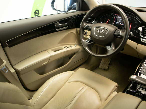 2016 Audi A8 III (D4) Рестайлинг, синий - вид 14