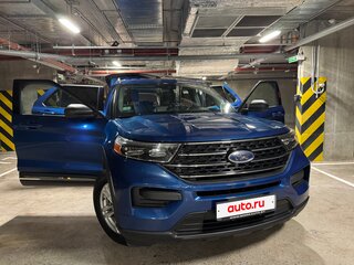 2020 Ford Explorer VI, синий, 3700000 рублей, вид 3