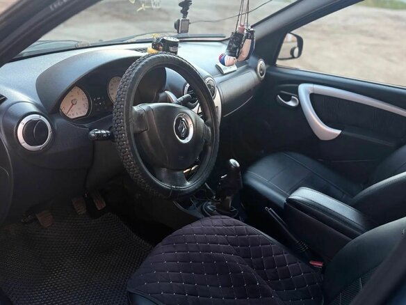 2010 Renault Logan I Рестайлинг, синий - вид 4