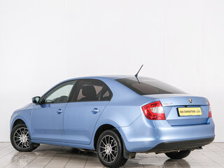 2014 Skoda Rapid I, синий, 699000 рублей, вид 4