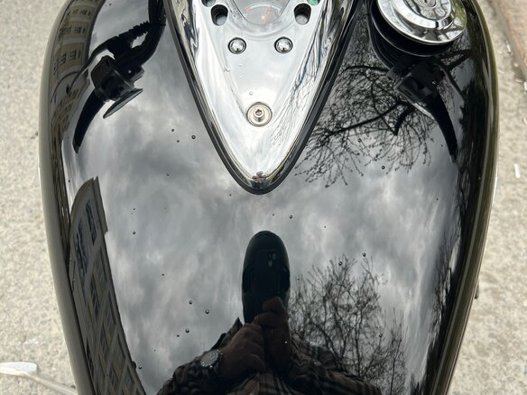 2001 Yamaha XVS400 Drag Star, чёрный, 350000 рублей - вид 6