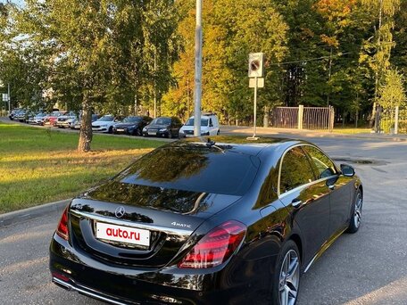 2020 Mercedes-Benz S-Класс 450 Long VI (W222, C217) Рестайлинг, чёрный, 6250000 рублей, вид 5