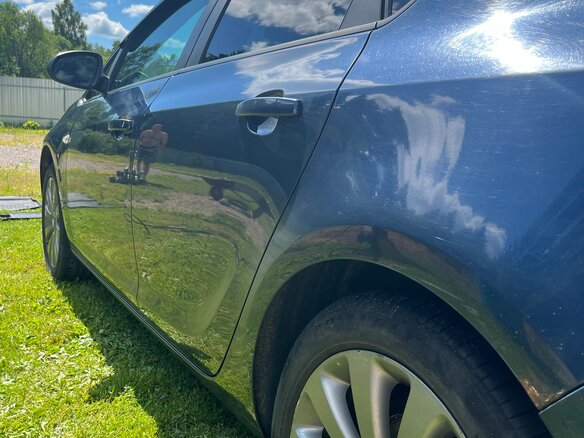 2012 Opel Astra J, синий, 700000 рублей - вид 8