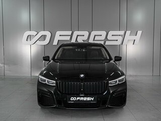 2021 BMW 7 серии 730d xDrive VI (G11/G12) Рестайлинг, чёрный, 5479000 рублей, вид 3