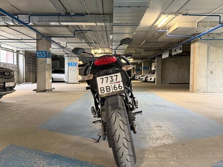 2011 Kawasaki ER-4N, чёрный, 365000 рублей, вид 4