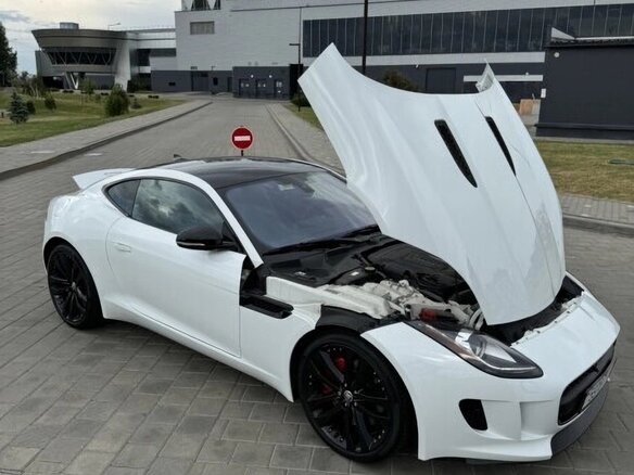 2016 Jaguar F-Type I, белый, 3100000 рублей - вид 5