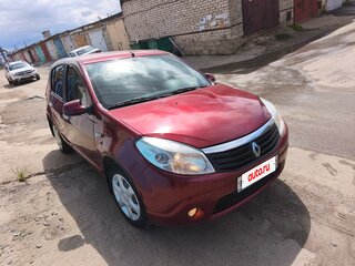 2012 Renault Sandero I, красный, 750000 рублей, вид 2