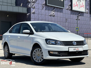 2020 Volkswagen Polo V Рестайлинг, белый, 1397000 рублей, вид 1